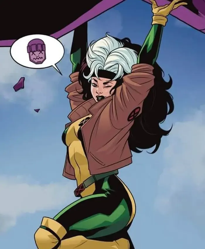 X-Men Rogue Brown Leather Cosplay Jacket For Sale