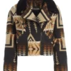 Yellowstone Beth Dutton Southwestern Wool Jacket