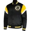 black varsity jacket men