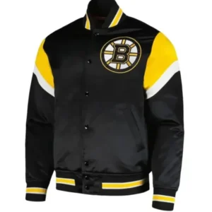 black varsity jacket men