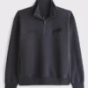 buy Abercrombie Buffalo Bills YPB neoKNIT MAX Half-Zip Sweatshirt