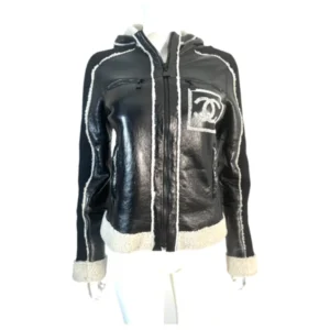 buy Chanel Fw08 Shearling Hooded Jacket