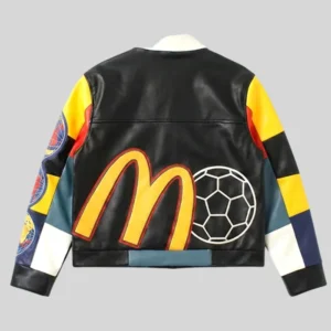 buy Chris Brown KidSuper x McDonald’s Moto Jacket