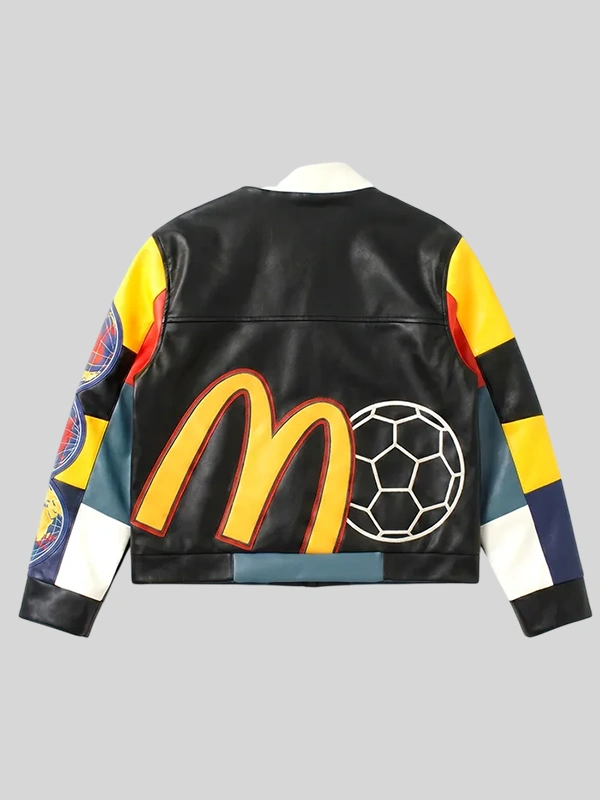 buy Chris Brown KidSuper x McDonald’s Moto Jacket