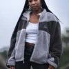 buy Cozmoz Reversible Fleece Jacket Grey