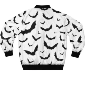 buy Halloween Black Bats Bomber Jacket