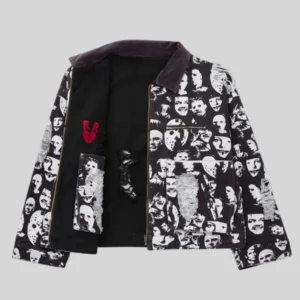 buy Horror Film Reversible Denim Jacket