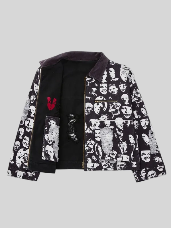 buy Horror Film Reversible Denim Jacket