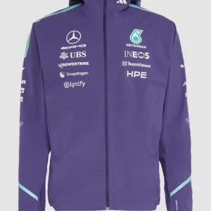buy Mercedes AMG F1 Vanda Bloom Team Rain Jacket