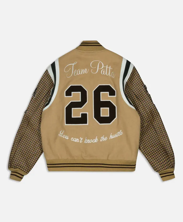 buy Patta Athletic Houndstooth Varsity Jacket
