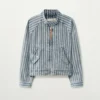 buy Stripe Denim Harrington Jacket
