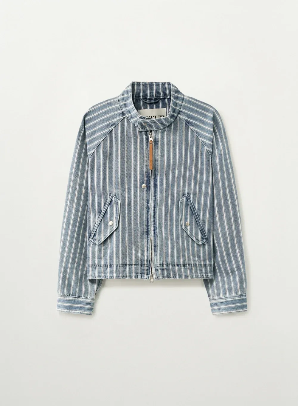 buy Stripe Denim Harrington Jacket