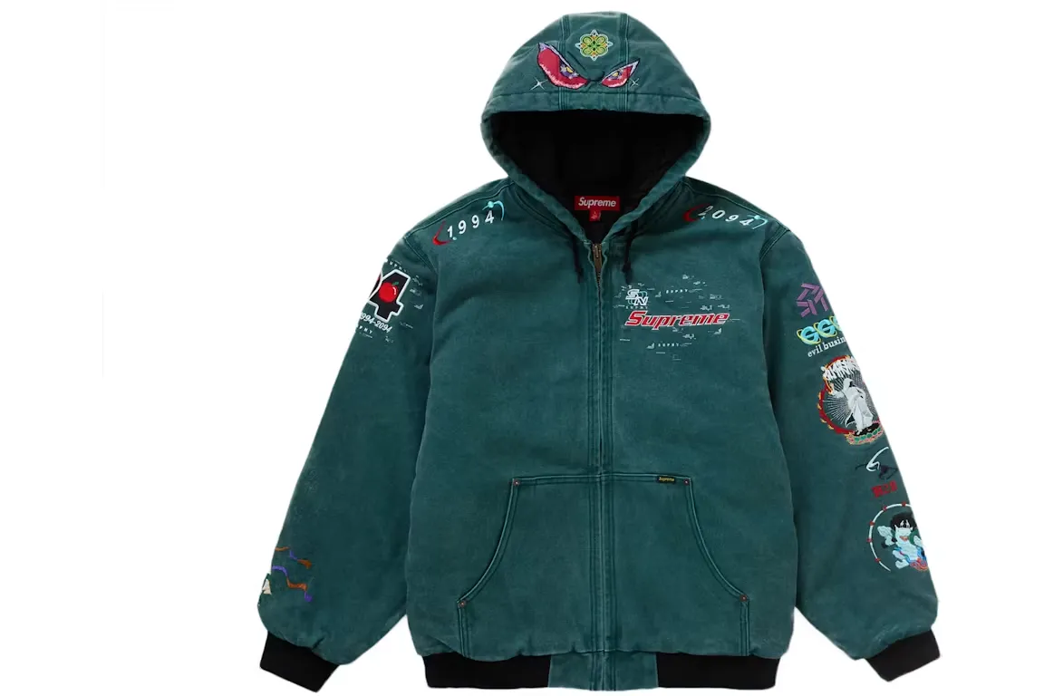 buy Supreme AOI Hooded Work Jacket