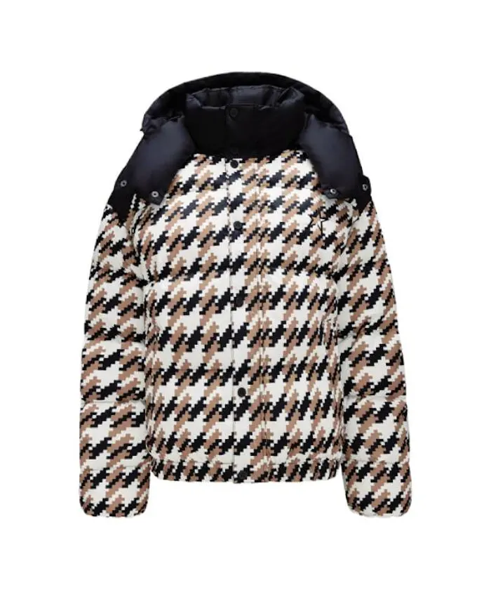 buy The Traitors US S4 Caroline Stanbury Houndstooth Puffer Jacket