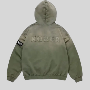 buy now BTS Arirang Tour Green Zip-Up Korea Hoodie
