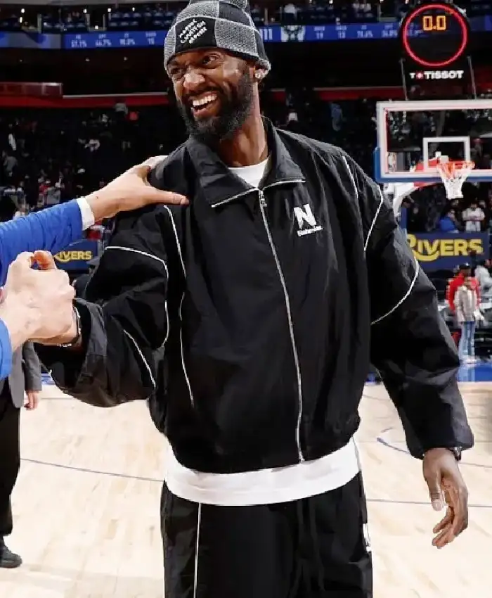 buy now Bobby Portis Warm Up 2026 Black Jacket
