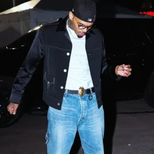 buy now Chris Brown Boston Black Jacket
