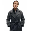buy now Graveyard S03 2026 Birce Akalay Charcoal Gray Coat
