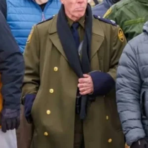 buy now Gregory Bovino 2026 Green Trench Coat