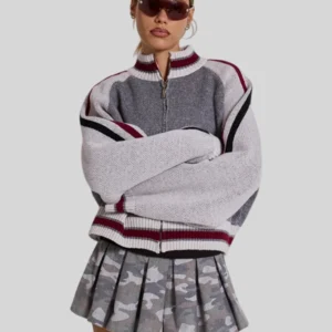buy now Jaded London Team 85 Knitted Bomber Jacket