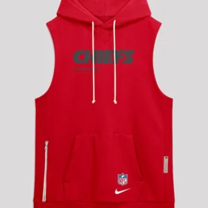 buy now Kansas City Chiefs 2026 Sideline Sleeveless Hoodie