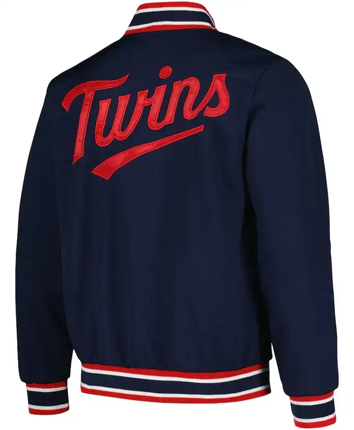 buy now Minnesota Twins Starter Navy Wool Full-Snap Jacket