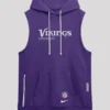 buy now Minnesota Vikings 2026 Sideline Sleeveless Hoodie