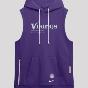 buy now Minnesota Vikings 2026 Sideline Sleeveless Hoodie