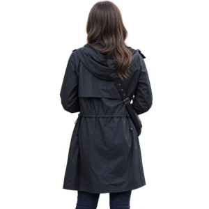buy now Sweetpea S02 2026 Ella Purnell Black Hooded Coat