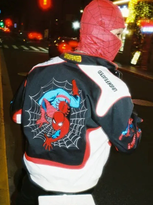 buy now Undefeated x Spider-Man FW26 Varsity Jacket
