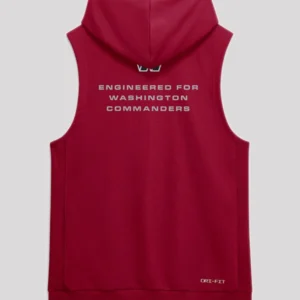 buy now Washington Commanders 2026 Sideline Sleeveless Hoodie