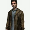 casual brown jacket