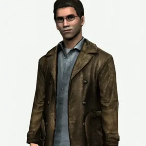 casual brown jacket