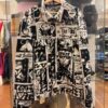 graphic print jacket