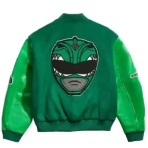 green varsity jacket men