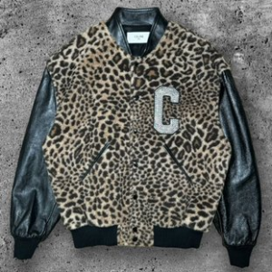 leopard teddy jacket