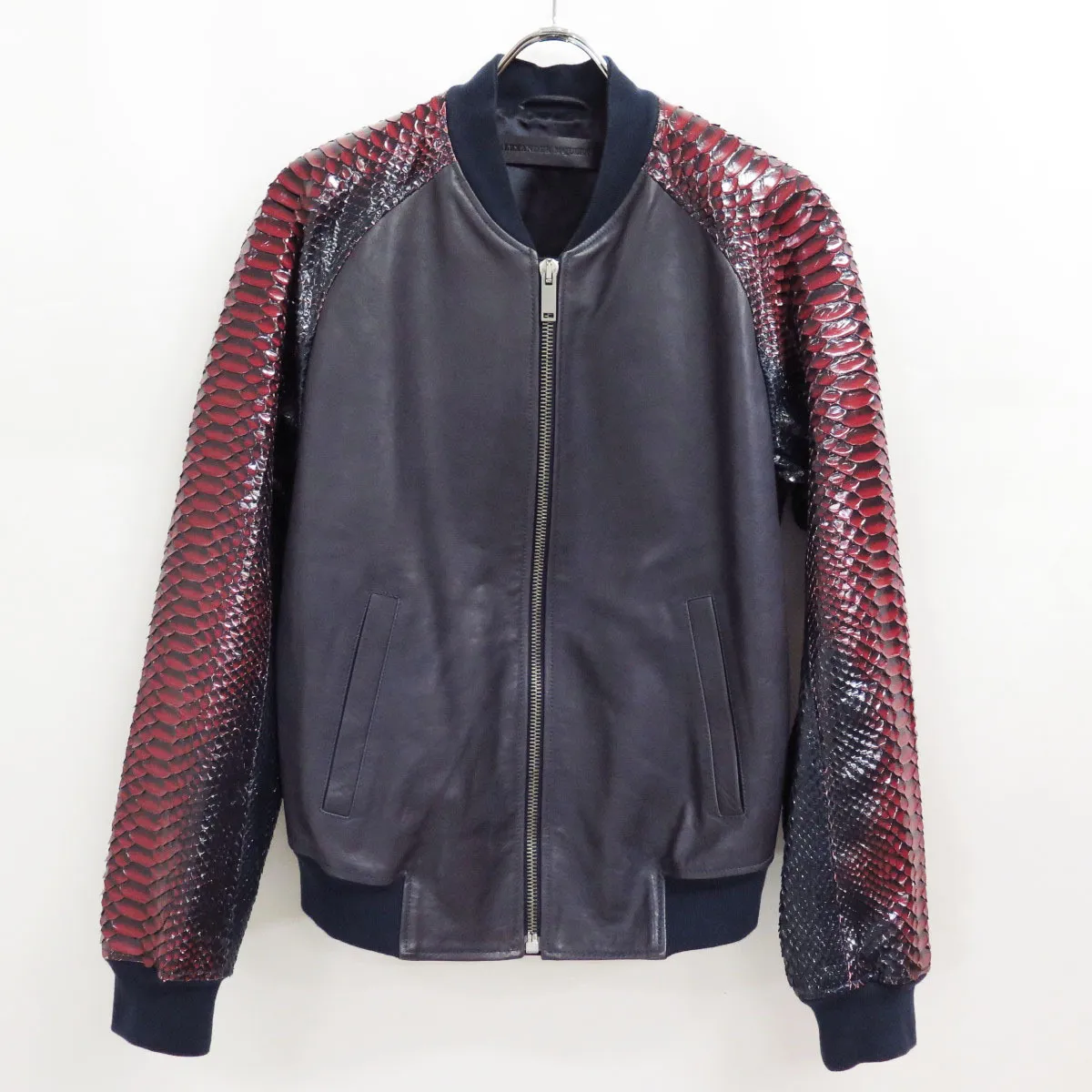 order Alexander McQueen leather bomber