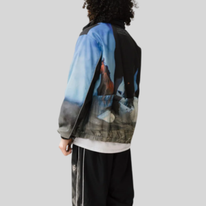 order Brigade Race Horse Blue Cycling Jacket