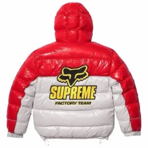 order Supreme Fox Racing Puffer Jacket