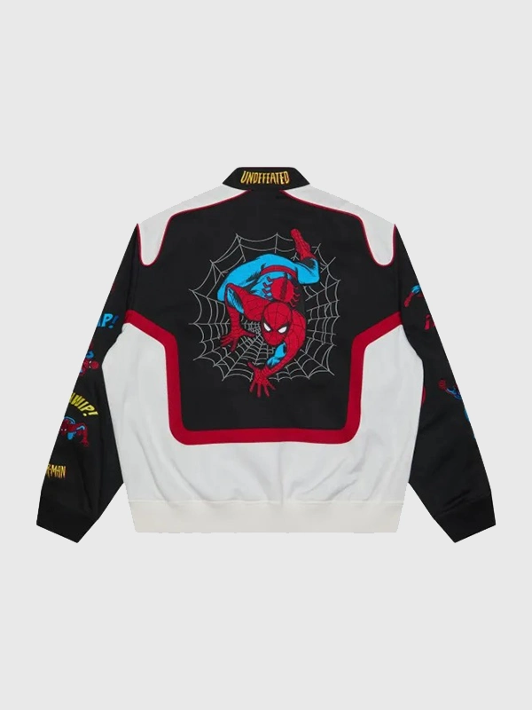 order Undefeated x Spider-Man FW26 Varsity Jacket