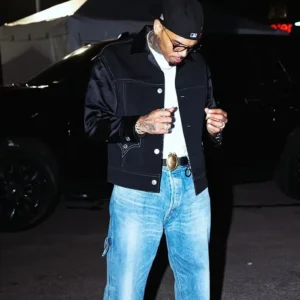 order now Chris Brown Boston Black Jacket