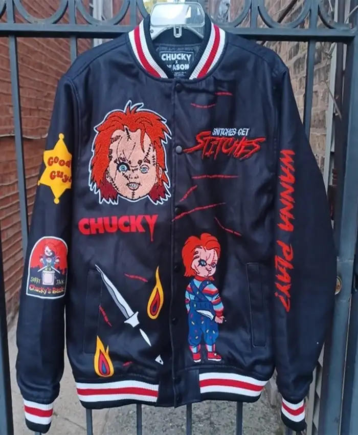 order now Chucky Varsity Jacket