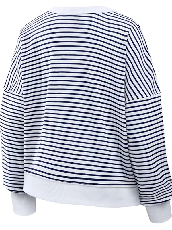 order now Dallas Cowboys Striped French Terry Sweatshirt