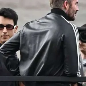 order now David Beckham FIFA World Cup 2026 Track Leather Jacket