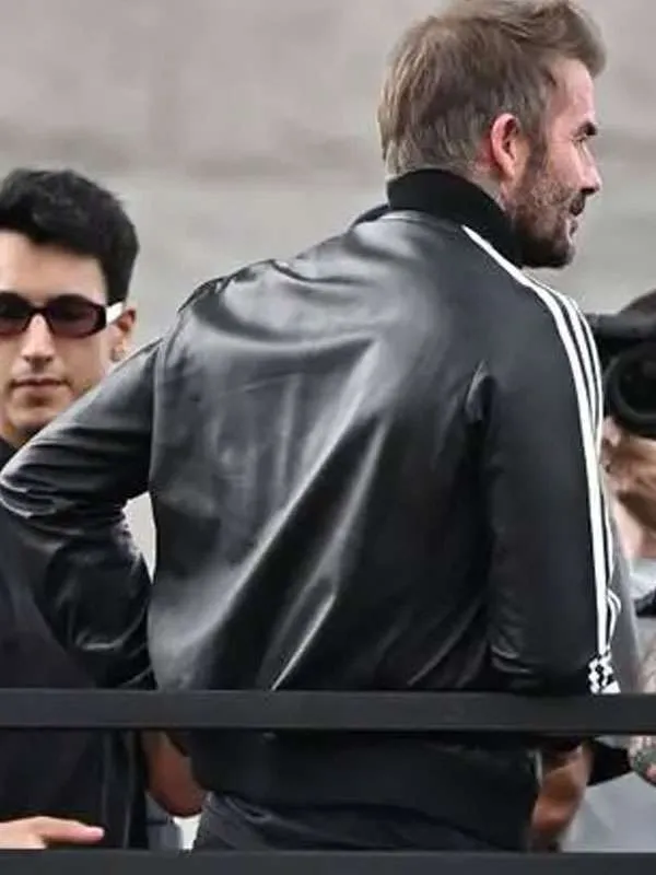 order now David Beckham FIFA World Cup 2026 Track Leather Jacket