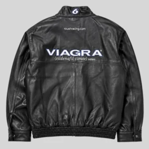order now Drake Viagra Racing Leather Jacket