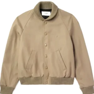 order now Lucky S01 Priscilla Beige Bomber Jacket