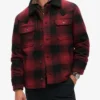order now Men’s Superdry Red Plaid Jacket