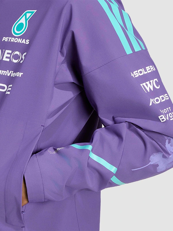 order now Mercedes AMG F1 Vanda Bloom Team Rain Jacket
