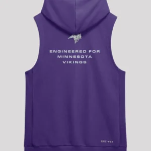 order now Minnesota Vikings 2026 Sideline Sleeveless Hoodie